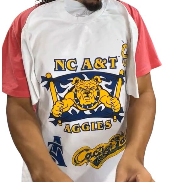 Travis Scott x Mitchell & Ness North
Carolina A&T Aggies Tee Size M New w/o Tag - Picture 5 of 6
